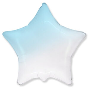 Stea Baby Gradient Blue cu Heliu 46cm