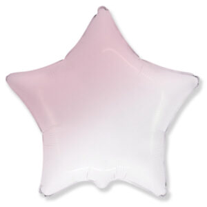 Stea Baby Gradient Pink cu Heliu 46cm
