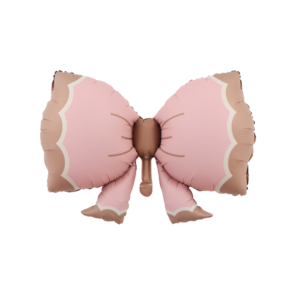 Balon folie Cute Pink Bow 89×65 cm