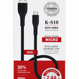 Cablu usb, USB-A to Micro USB, Negru, K-S10, KM